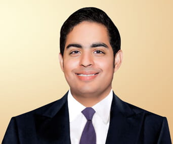 Headshot of Akash Ambani